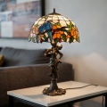 Brilagi - Tiffany-tyylinen lasipöytävalaisin JUNGLE 1xE27/60W/230V