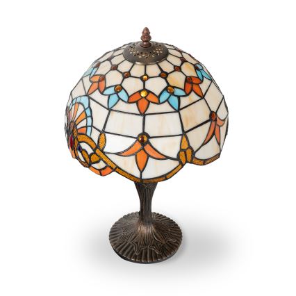 Brilagi - Tiffany-tyylinen pöytälamppu MIRABELLA 1xE27/60W/230V
