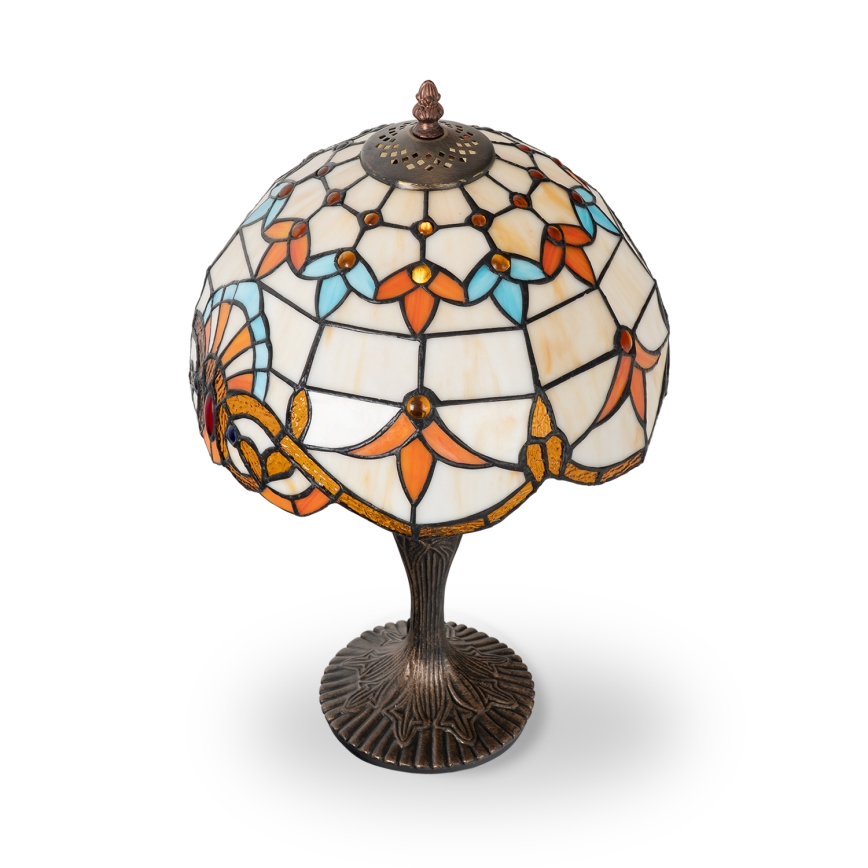 Brilagi - Tiffany-tyylinen pöytälamppu MIRABELLA 1xE27/60W/230V