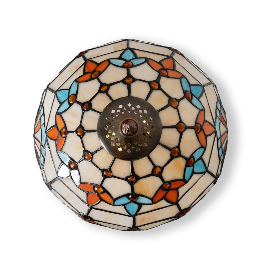 Brilagi - Tiffany-tyylinen pöytälamppu MIRABELLA 1xE27/60W/230V