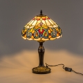 BRILAGI - Tiffany-tyylinen vitraalinen pöytälamppu LUISA 1xE27/40W/230V