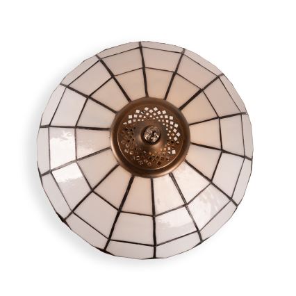 Brilagi - Tiffany-tyylinen vitraalinen pöytälamppu SIENNA 1xE27/60W/230V