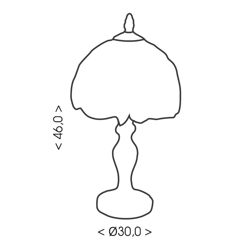 Brilagi - Tiffany-tyylinen vitraalipöytävalaisin SUNFLOWER 1xE27/60W/230V