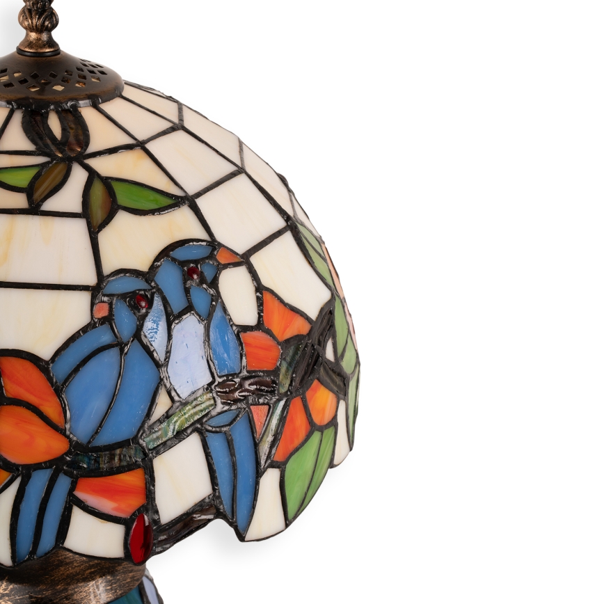 Brilagi - Tiffany-tyylinen vitraasilamppu JUNGLE 1xE27/60W/230V + 1xE14/40W