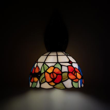 Brilagi - Tiffany-tyylinen vitraasiseinävalaisin JUNGLE 1xE14/40W/230V