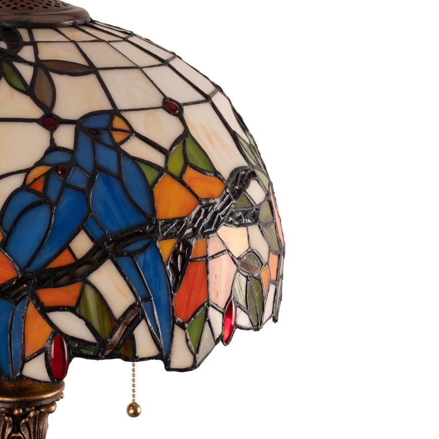Brilagi - Tiffany-vitraalinen lattiavalaisin JUNGLE 2xE27/60W/230V