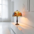 Brilagi - Tiffany-vitraalinen pöytälamppu JUNGLE 2xE27/60W/230V