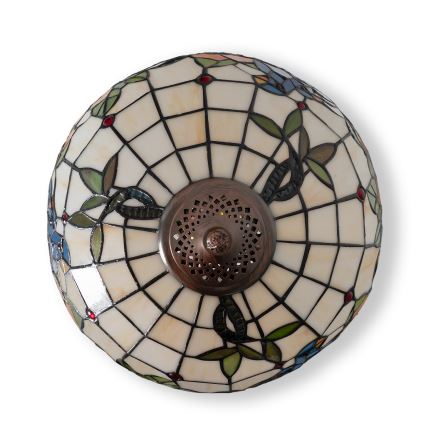 Brilagi - Tiffany-vitraalinen pöytälamppu JUNGLE 2xE27/60W/230V