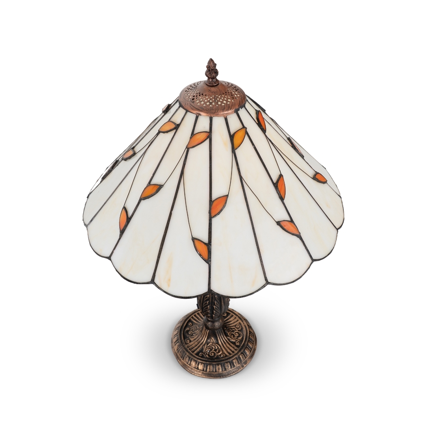 BRILAGI - Tiffany vitraalipöytälamppu FOLIA 1xE27/60W/230V