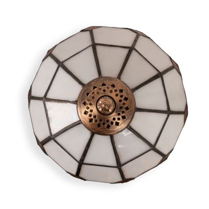 Brilagi - Tiffany-vitraasilasinen pöytälamppu SIENNA 1xE27/60W/230V