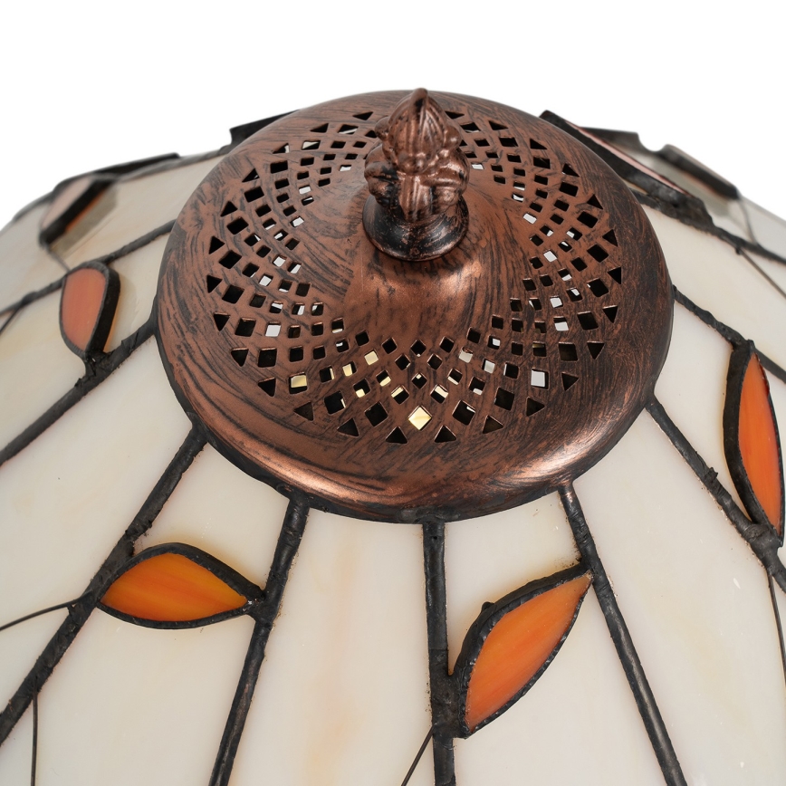 Brilagi - Tiffany-vitraasinen pöytälamppu FOLIA 1xE27/60W/230V