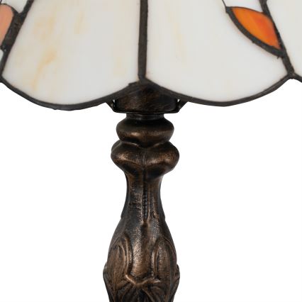 Brilagi - Tiffany-vitraasinen pöytälamppu FOLIA 1xE27/60W/230V