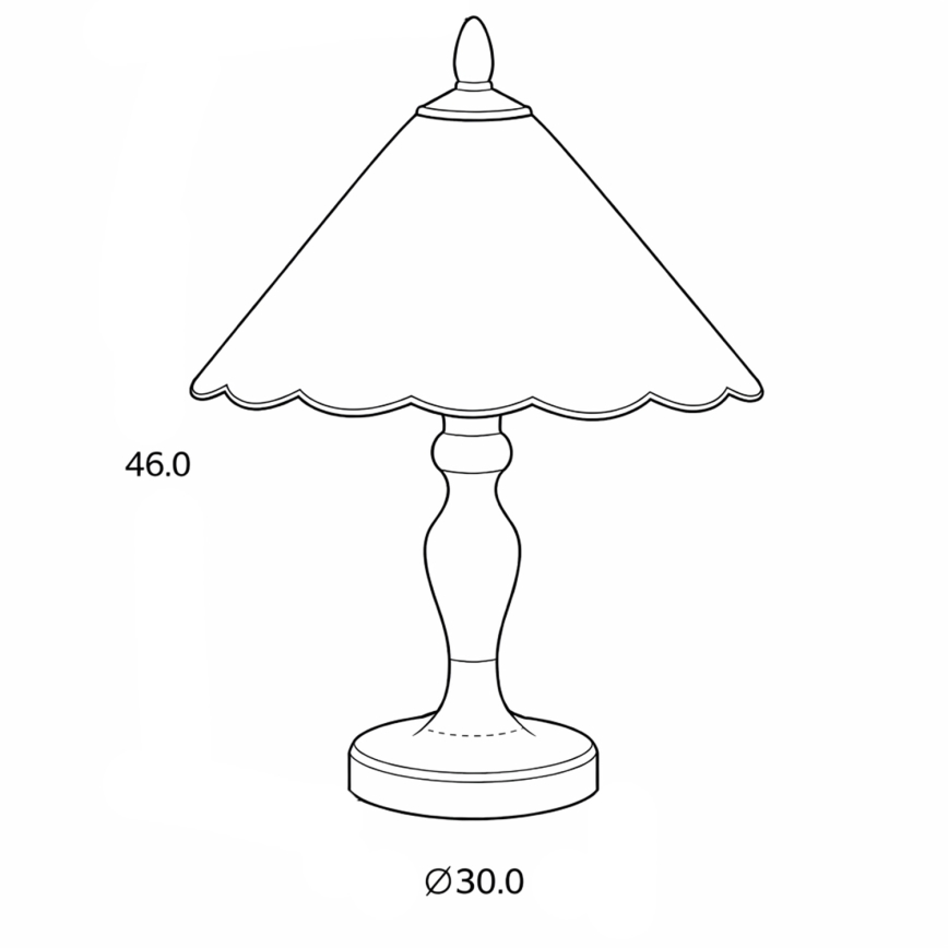 Brilagi - Tiffany-vitraasinen pöytälamppu FOLIA 1xE27/60W/230V