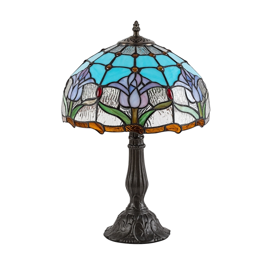 Brilagi - Tiffany-vitraasinen pöytävalaisin LORAS 1xE27/40W/230V