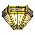 BRILAGI - Tiffany-vitraasinen seinävalaisin EMERALD 1xE14/40W/230V