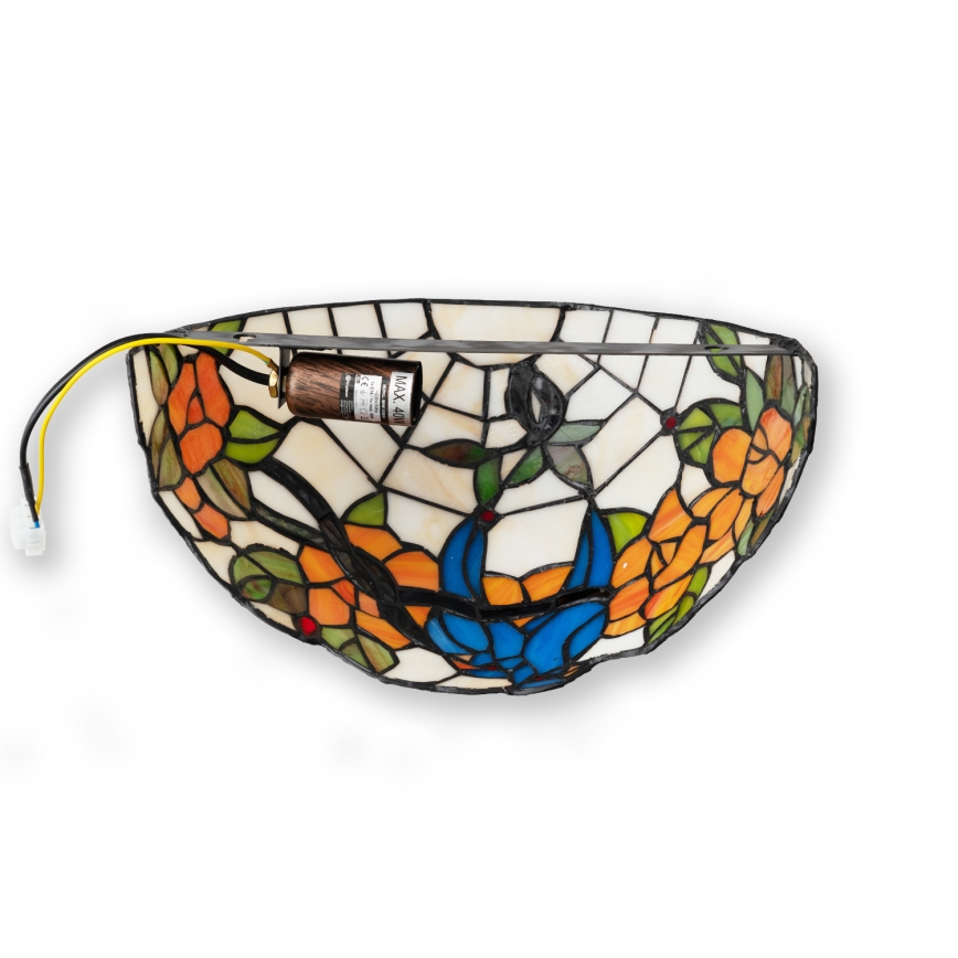 Brilagi - Tiffany-vitraasinen seinävalaisin JUNGLE 1xE14/40W/230V
