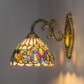 Brilagi - Tiffany-vitraasinen seinävalaisin LUISA 1xE27/40W/230V
