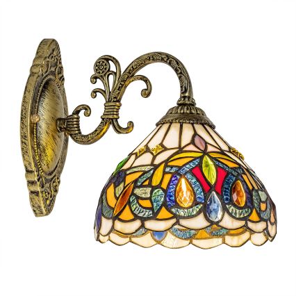 Brilagi - Tiffany-vitraasinen seinävalaisin LUISA 1xE27/40W/230V