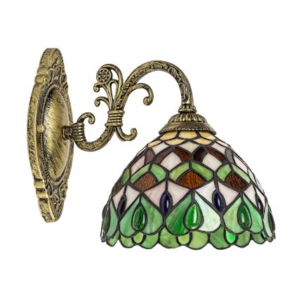 Brilagi - Tiffany-vitraasinen seinävalaisin MARGARET 1xE27/40W/230V