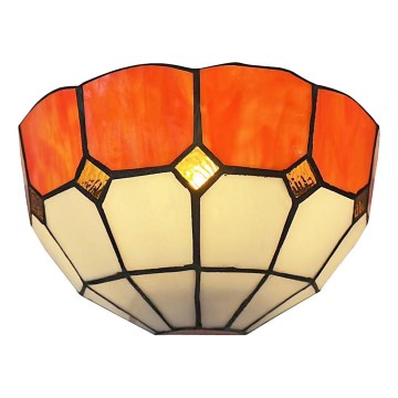 Brilagi - Tiffany-vitraasinen seinävalaisin SIENNA 1xE14/40W/230V