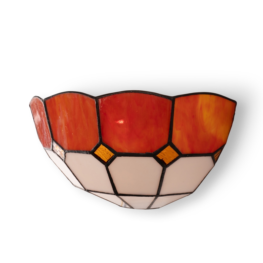 Brilagi - Tiffany-vitraasinen seinävalaisin SIENNA 1xE14/40W/230V