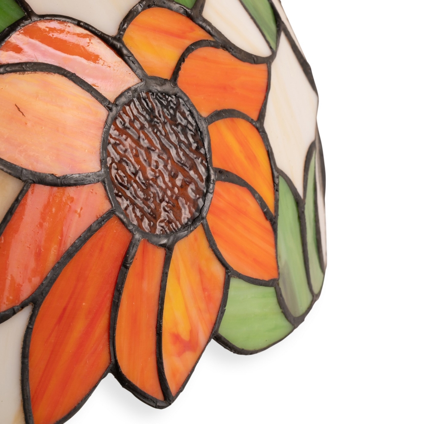 Brilagi - Tiffany-vitraasipöytävalaisin SUNFLOWER 1xE27/60W/230V
