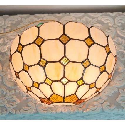 Brilagi - Tiffany-vitraasiseinävalaisin DORAN 1xE14/40W/230V