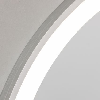 Brilagi - TORINO LED-kylpyhuonepeili LED/19W/230V Ø 60 cm, hopea, IP44, CRI 90, himmennettävä + CCT