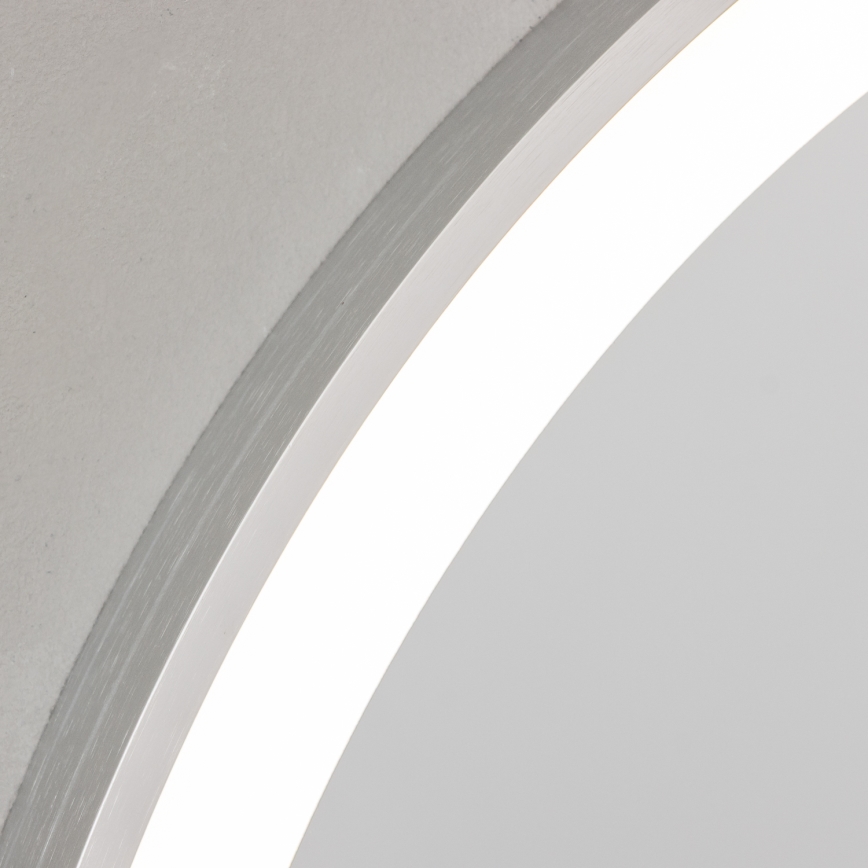 Brilagi - TORINO LED-kylpyhuonepeili LED/19W/230V Ø 60 cm, hopea, IP44, CRI 90, himmennettävä + CCT