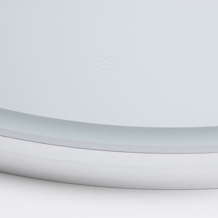 Brilagi - TORINO LED-kylpyhuonepeili LED/19W/230V Ø 60 cm, hopea, IP44, CRI 90, himmennettävä + CCT