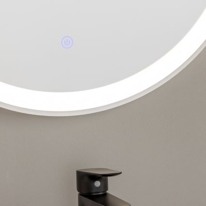 Brilagi - TORINO LED-kylpyhuonepeili LED/19W/230V Ø 60 cm, hopea, IP44, CRI 90, himmennettävä + CCT