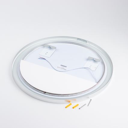 Brilagi - TORINO LED-kylpyhuonepeili LED/19W/230V Ø 60 cm, hopea, IP44, CRI 90, himmennettävä + CCT