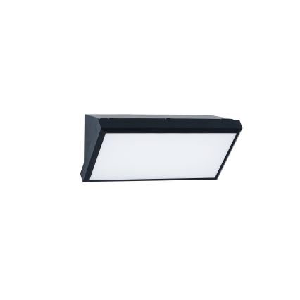 Brilagi - LED-ulkoseinävalaisin tunnistimella TRIANGLE LED/20W/230V musta IP65