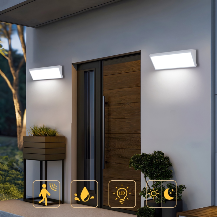 Brilagi - TRIANGLE LED-ulkoseinävalaisin LED/42W/230V 45 cm valkoinen IP65