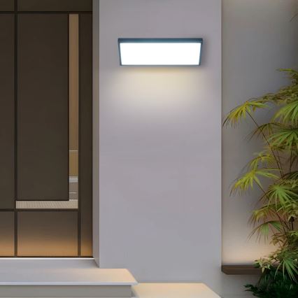 Brilagi - LED-ulkoseinävalaisin TRIANGLE LED/42W/230V 3000/4000/6500K 45 cm antrasiitti IP65