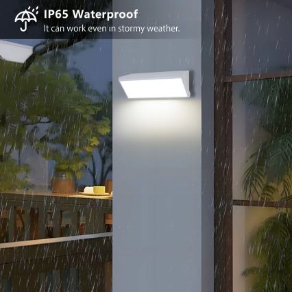 Brilagi - TRIANGLE LED-ulkoseinävalaisin 42W/230V, valkoinen, IP65