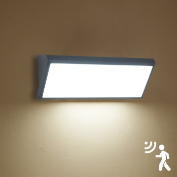 Brilagi - TRIANGLE LED ulkoseinävalaisin liiketunnistimella, 42 W, 230 V, 45 cm, antrasiitti, IP65