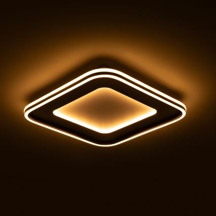 Brilagi - LED Himmennettävä kattovalaisin TRIVARO LED/88W/230V 3000-6000K 40x40 cm + kaukosäädin