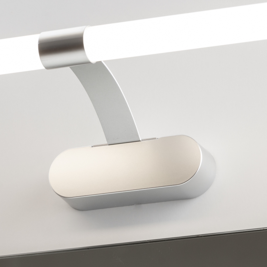 Brilagi - LED-peilivalaisin kylpyhuoneeseen 2-in-1 TUBEO LED/6W/230V 40 cm IP44 hopea