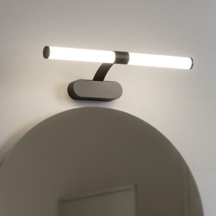 Brilagi - TUBEO 2-in-1 LED-kylpyhuonepeilivalaisin 6W/230V 40 cm IP44 musta