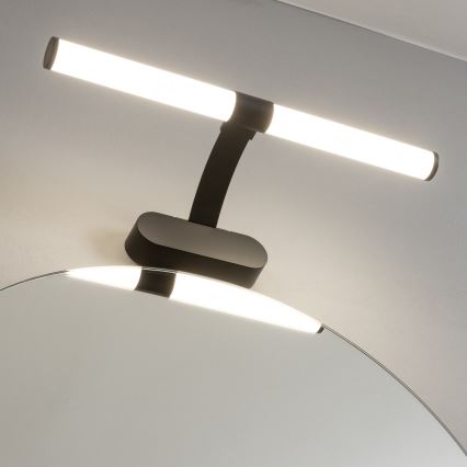 Brilagi - TUBEO 2-in-1 LED-kylpyhuonepeilivalaisin 6W/230V 40 cm IP44 musta