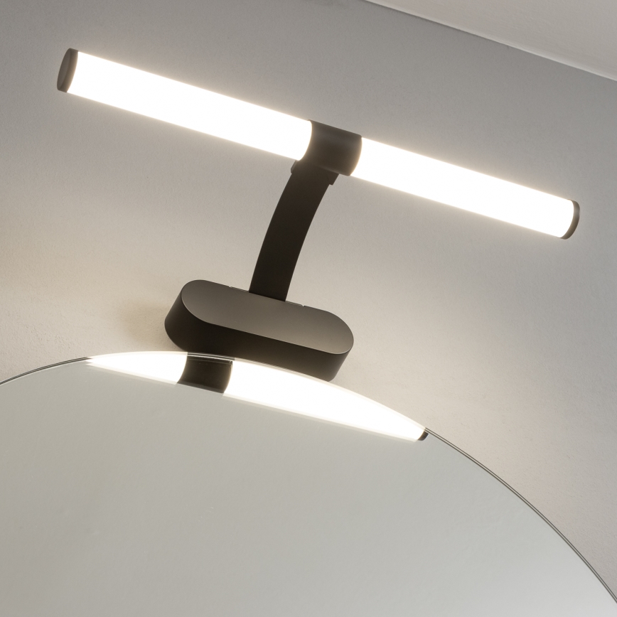 Brilagi - TUBEO 2-in-1 LED-kylpyhuonepeilivalaisin 6W/230V 40 cm IP44 musta