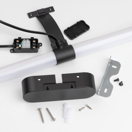 Brilagi - TUBEO 2-in-1 LED-kylpyhuonepeilivalaisin 6W/230V 40 cm IP44 musta