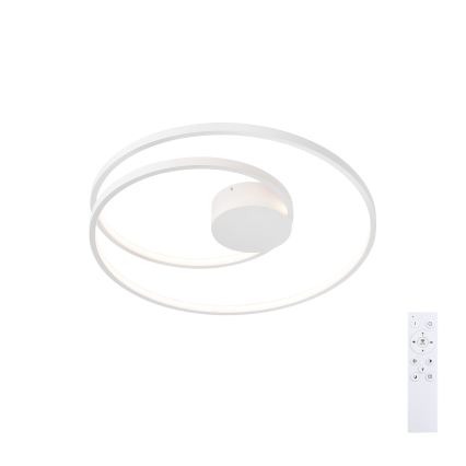 Brilagi - himmennettävä LED-kattovalaisin TWISTER LED/48 W/230 V 3000–6000 K, halkaisija 50 cm, valkoinen + kaukosäädin
