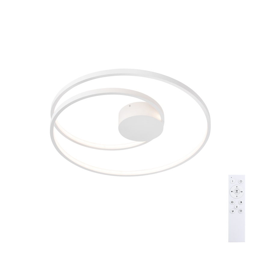 Brilagi - himmennettävä LED-kattovalaisin TWISTER LED/48 W/230 V 3000–6000 K, halkaisija 50 cm, valkoinen + kaukosäädin