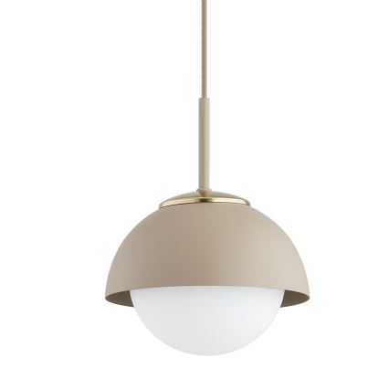 Brilagi - Tyylikäs riippuvalaisin johdolla COSMO 1xE27/60W/230V Ø 18 cm beige/kulta