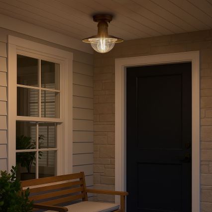 Brilagi - Ulkokattovalaisin MOLDE 1xE27/60W IP44 pronssi/patina