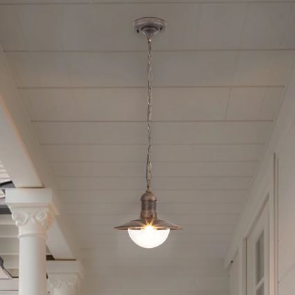 Brilagi - Ulkokäyttöinen riippuvalaisin MOLDE 1xE27/60W IP44 pronssi/patina