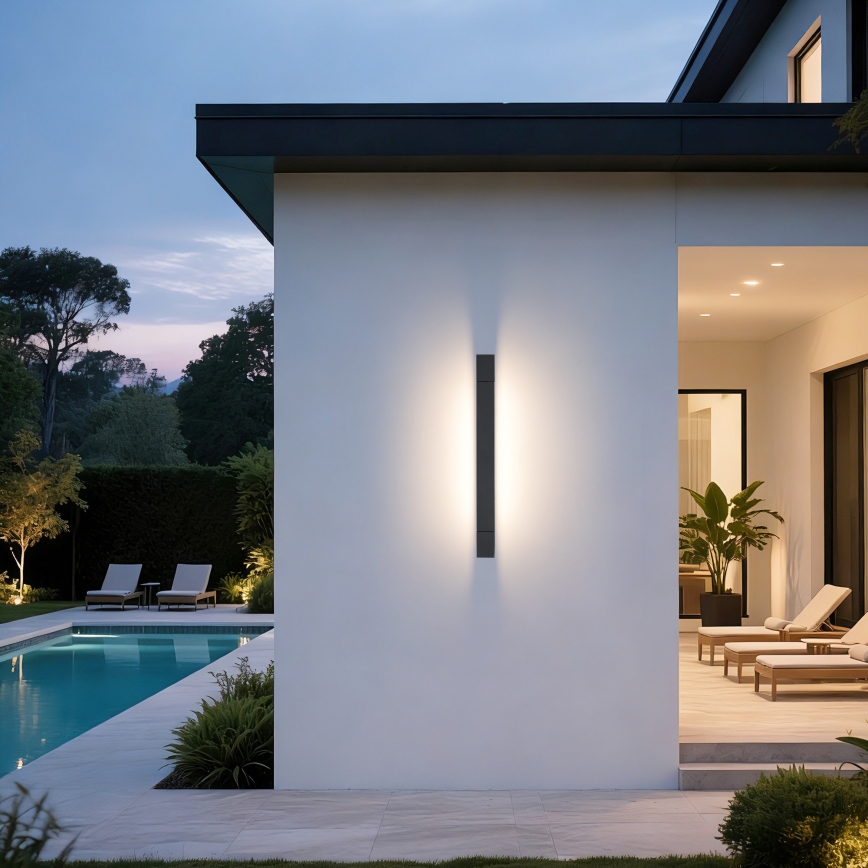 Brilagi - LED-ulkovalaisin AQUA LINE LED/12W/230V 45 cm IP44 antrasiitti CRI 90