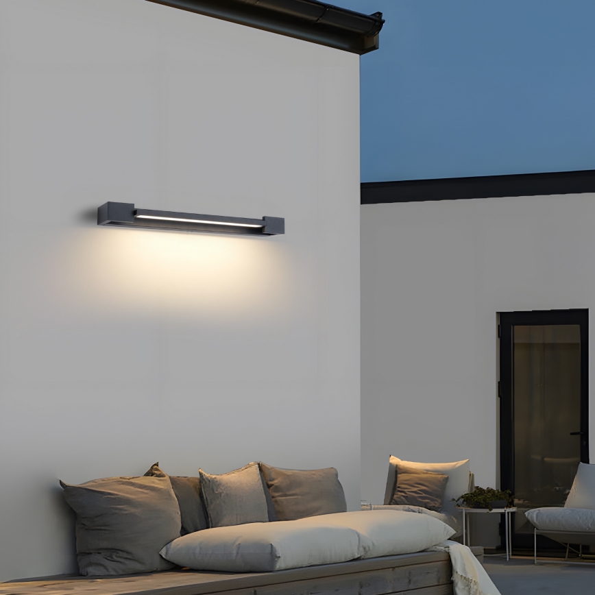 Brilagi - LED-ulkovalaisin AQUA LINE LED/12W/230V 45 cm IP44 antrasiitti CRI 90
